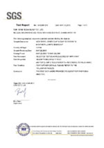 SGS Heavy Metal test report